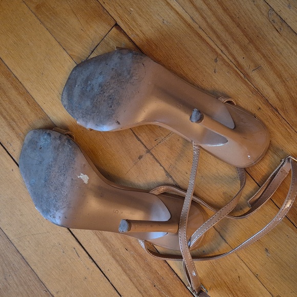 Asos nude stiletto open toe heels - Picture 6 of 7